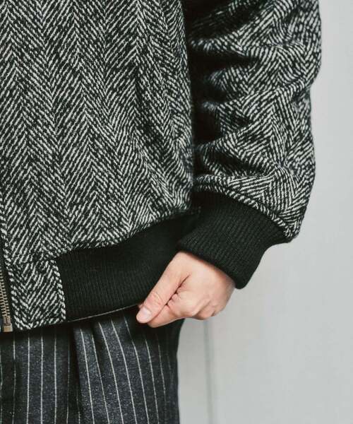 417 EDIFICE(フォーワンセブンエディフィス)の「VANSON × 417 TWEED TEAM ジャケット(その他アウター・メンズ・ブラック/ブラウン・LARGE/MEDIUM)」の9枚目の写真