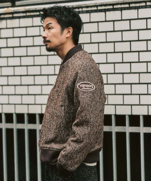 417 EDIFICE(フォーワンセブンエディフィス)の「VANSON × 417 TWEED TEAM ジャケット(その他アウター・メンズ・ブラック/ブラウン・LARGE/MEDIUM)」の10枚目の写真