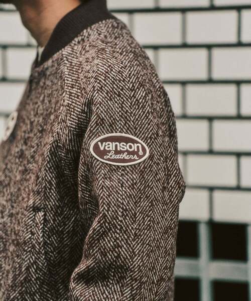 417 EDIFICE(フォーワンセブンエディフィス)の「VANSON × 417 TWEED TEAM ジャケット(その他アウター・メンズ・ブラック/ブラウン・LARGE/MEDIUM)」の11枚目の写真