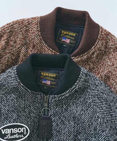 417 EDIFICE(フォーワンセブンエディフィス)の「VANSON × 417 TWEED TEAM ジャケット(その他アウター・メンズ・ブラック/ブラウン・LARGE/MEDIUM)」の17枚目の写真