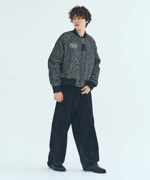 417 EDIFICE(フォーワンセブンエディフィス)の「VANSON × 417 TWEED TEAM ジャケット(その他アウター・メンズ・ブラック/ブラウン・LARGE/MEDIUM)」の18枚目の写真