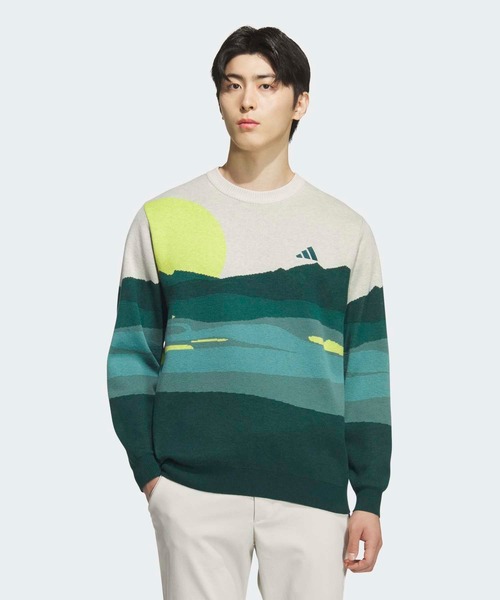 adidas（アディダス）の「シュムーフォイル ニットセーター