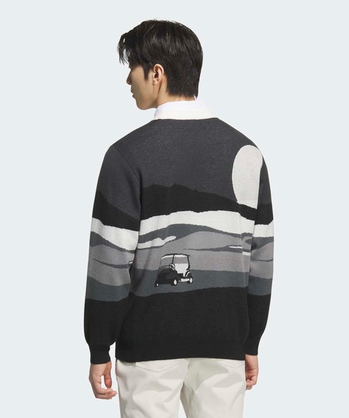 メンズ グラフィックセーター 長袖 【adidas Golf/アディダス