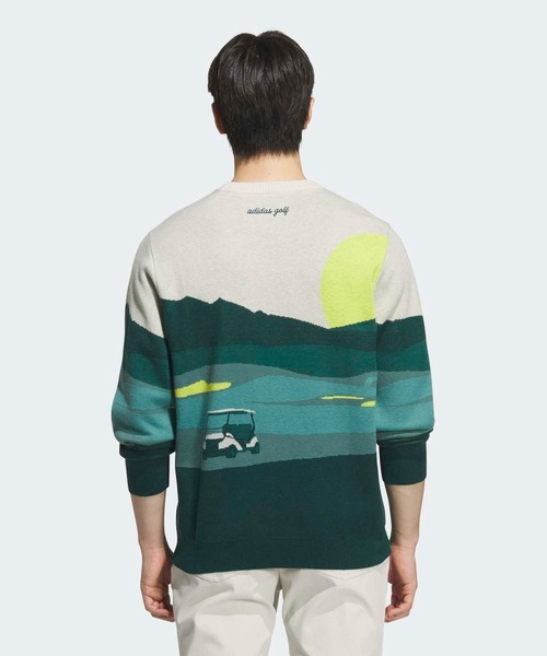 メンズ グラフィックセーター 長袖 【adidas Golf/アディダス