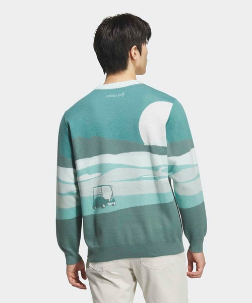 ✨新品未使用✨アディダス　ゴルフ　セーター　サイズL 原価22000円 adidas ニット セーター アーカイブグラフィック モックネック