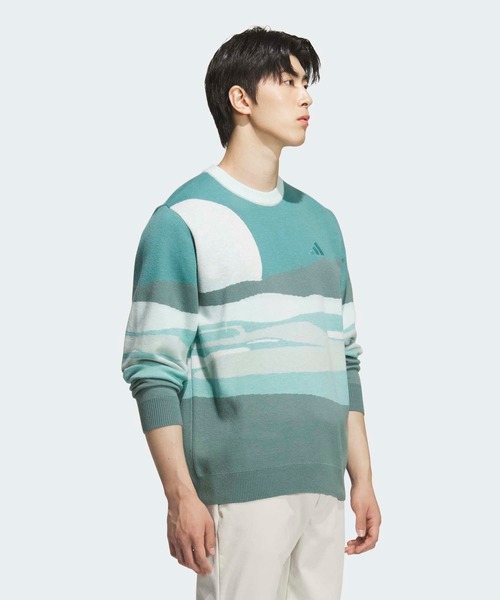 メンズ グラフィックセーター 長袖 【adidas Golf/アディダス