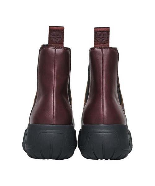 SHAKA(シャカ)の「SHAKA 厚底 サイドゴアブーツ CHELSEA BOOTIE EVOL CHUNKY(ブーツ・レディース・シルバー/ワイン系/ブラック・23/24/25)」の12枚目の写真