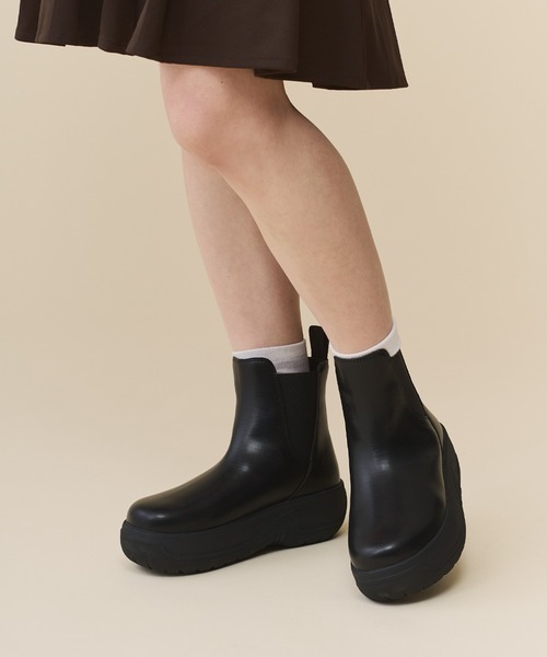 SHAKA(シャカ)の「SHAKA 厚底 サイドゴアブーツ CHELSEA BOOTIE EVOL CHUNKY(ブーツ・レディース・シルバー/ワイン系/ブラック・23/24/25)」の19枚目の写真