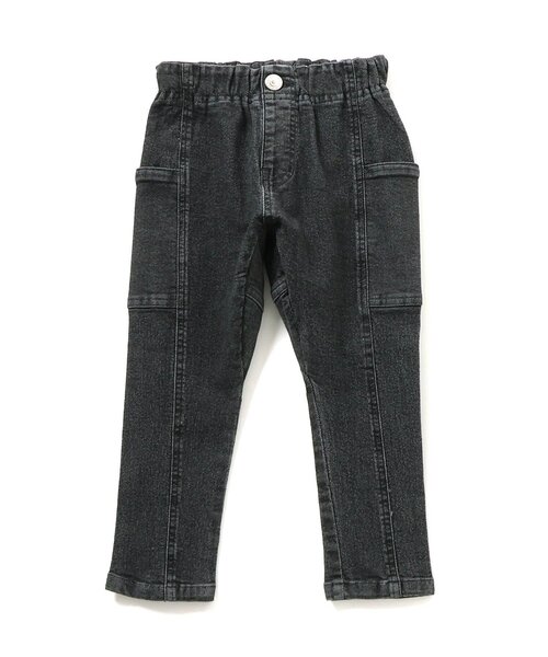 BREEZE(ブリーズ)の「【らくらくストレッチ】サイドポケットパンツ_ジュニア対応(その他パンツ・キッズ・キナリ/その他11/その他12/ブラック・150/130/140/120/110/100/90)」の1枚目の写真