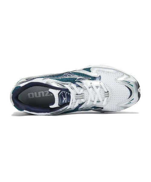 MIZUNO(ミズノ )の「MIZUNO WAVE RIDER 10(ミズノ ウエーブライダー 10)(スニーカー・メンズ・ホワイト系1/ホワイト系2/ホワイト系・26cm/26.5cm/27cm/27.5cm/28cm/28.5cm/29cm/24cm/24.5cm/25cm/25.5cm/30cm/23cm/23.5cm)」の7枚目の写真