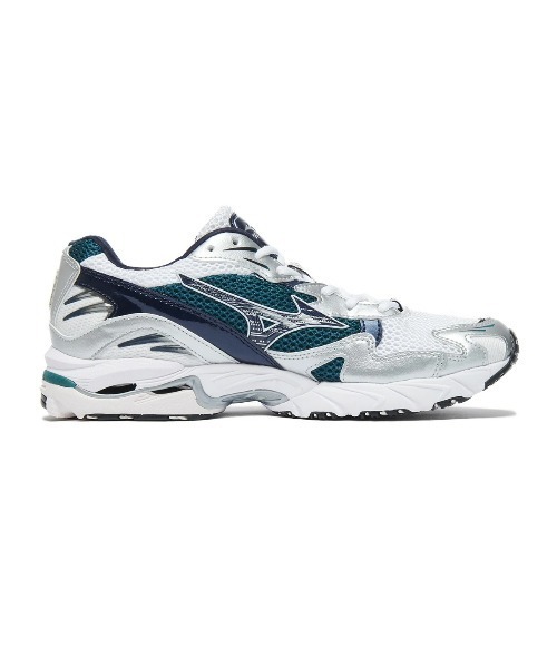 MIZUNO(ミズノ )の「MIZUNO WAVE RIDER 10(ミズノ ウエーブライダー 10)(スニーカー・メンズ・ホワイト系1/ホワイト系2/ホワイト系・26cm/26.5cm/27cm/27.5cm/28cm/28.5cm/29cm/24cm/24.5cm/25cm/25.5cm/30cm/23cm/23.5cm)」の6枚目の写真
