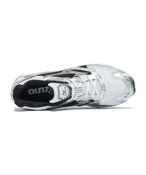 MIZUNO(ミズノ )の「MIZUNO WAVE RIDER 10(ミズノ ウエーブライダー 10)(スニーカー・メンズ・ホワイト系1/ホワイト系2/ホワイト系・26cm/26.5cm/27cm/27.5cm/28cm/28.5cm/29cm/24cm/24.5cm/25cm/25.5cm/30cm/23cm/23.5cm)」の14枚目の写真