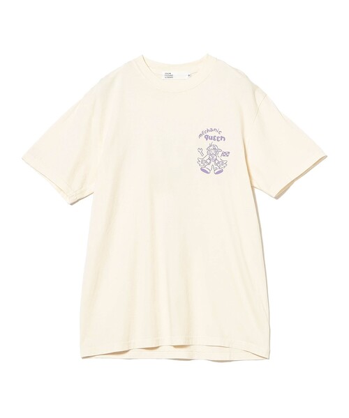 TOKYO CULTUART by BEAMS(トウキョウカルチャートバイビームス)の「Shiho So / Mechanic Queen Tee(Tシャツ/カットソー・レディース・ホワイト系その他6/バイオレット・SMALL/MEDIUM/LARGE/X-LARGE)」の3枚目の写真