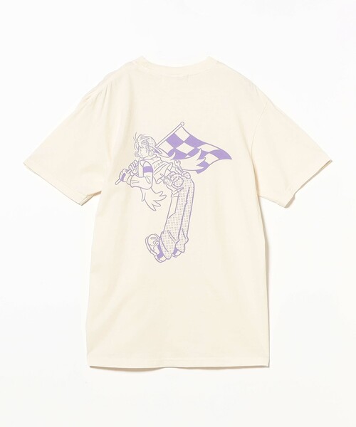TOKYO CULTUART by BEAMS(トウキョウカルチャートバイビームス)の「Shiho So / Mechanic Queen Tee(Tシャツ/カットソー・レディース・ホワイト系その他6/バイオレット・SMALL/MEDIUM/LARGE/X-LARGE)」の4枚目の写真