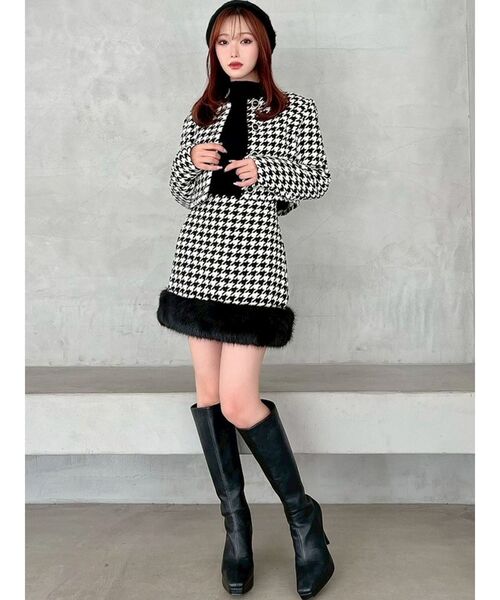 RESEXXY(リゼクシー)の「バックリボンポイントブーツ(ブーツ・レディース・ブラウン/ブラック・LARGE/MEDIUM/SMALL)」の14枚目の写真