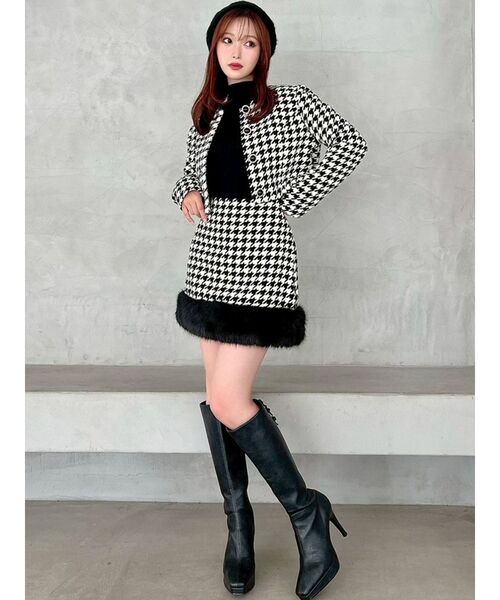 RESEXXY(リゼクシー)の「バックリボンポイントブーツ(ブーツ・レディース・ブラウン/ブラック・LARGE/MEDIUM/SMALL)」の15枚目の写真