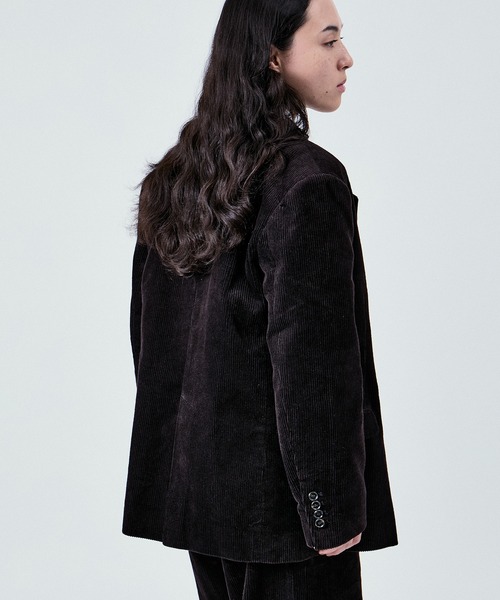 M TO R（ムウトアール）の「2WAY CORDUROY W JACKET UNISEX (SETUP対応)（テーラードジャケット・レディース・ベージュ/ネイビー/ダークブラウン・38/40/42）」の15枚目の写真