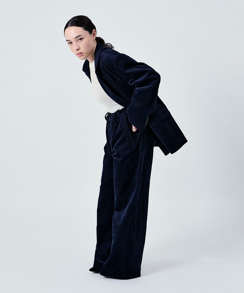 M TO R（ムウトアール）の「2WAY CORDUROY W JACKET UNISEX (SETUP対応)（テーラードジャケット・レディース・ベージュ/ネイビー/ダークブラウン・38/40/42）」の17枚目の写真