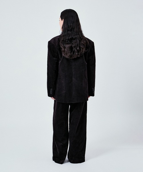 M TO R（ムウトアール）の「2WAY CORDUROY W JACKET UNISEX (SETUP対応)（テーラードジャケット・レディース・ベージュ/ネイビー/ダークブラウン・38/40/42）」の10枚目の写真