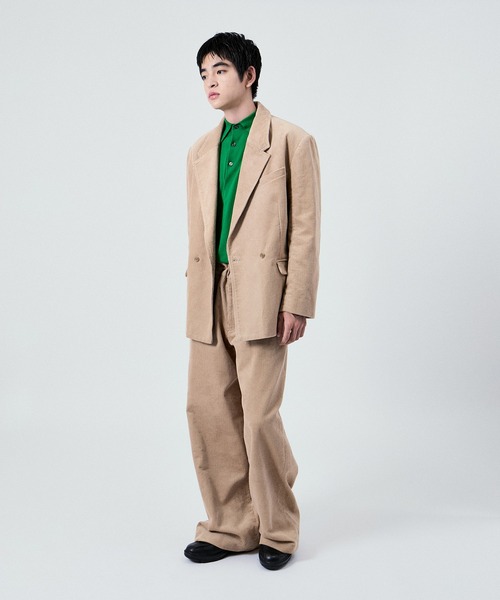 M TO R（ムウトアール）の「2WAY CORDUROY W JACKET UNISEX (SETUP対応)（テーラードジャケット・レディース・ベージュ/ネイビー/ダークブラウン・38/40/42）」の11枚目の写真