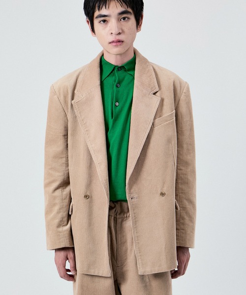 M TO R（ムウトアール）の「2WAY CORDUROY W JACKET UNISEX (SETUP対応)（テーラードジャケット・レディース・ベージュ/ネイビー/ダークブラウン・38/40/42）」の7枚目の写真