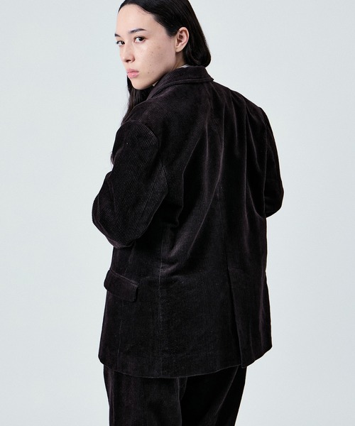 M TO R（ムウトアール）の「2WAY CORDUROY W JACKET UNISEX (SETUP対応)（テーラードジャケット・レディース・ベージュ/ネイビー/ダークブラウン・38/40/42）」の14枚目の写真