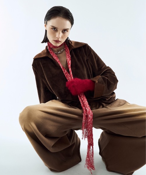 seyto（セイト）の「Multi way volume long fur muffler ⁄ マルチ