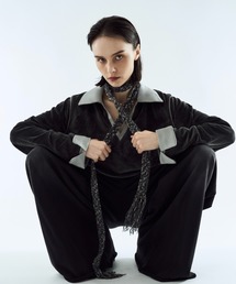 seyto(ZCg)Melange skinny muffler / WXLj[}t[(}t[)