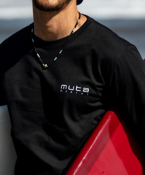 muta marine（ムータ・マリン）の「muta MARINE/ムータ マリン/別注Sleeve Print LS Tee（Tシャツ/カットソー・メンズ・ホワイト/ブラック・M/L/XL）」の19枚目の写真