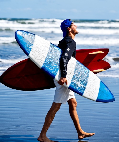 muta marine（ムータ・マリン）の「muta MARINE/ムータ マリン/別注Sleeve Print LS Tee（Tシャツ/カットソー・メンズ・ホワイト/ブラック・M/L/XL）」の9枚目の写真