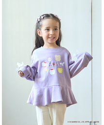 Lycee mine(リセマイン)の【スタジオハヌル×サンリオキャラクターズ】ペプラムシルエットプリントスウェット(スウェット)