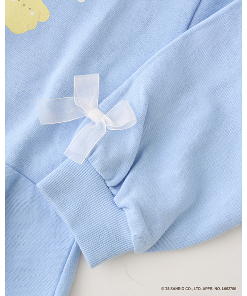 Lycee mine(リセマイン)の「【スタジオハヌル×サンリオキャラクターズ】ペプラムシルエットプリントスウェット(スウェット・キッズ・ミント/ラベンダー/サックスブルー・120cm/130cm/100cm/140cm/110cm)」の11枚目の写真