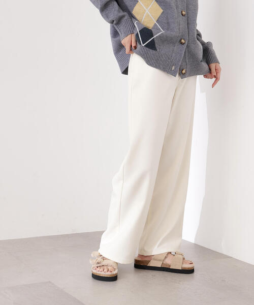 セール】【PS/低身長サイズ】ベーシックツイルワイドパンツ（その他