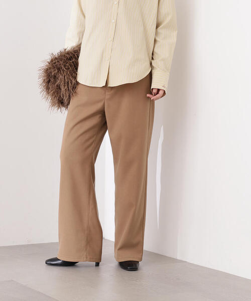 N.（N. Natural Beauty Basic）（エヌエヌナチュラルビューティーベーシック）の「【PS/低身長サイズ】ベーシックツイルワイドパンツ（その他パンツ・レディース・オフホワイト/ブラック/ベージュ・MEDIUM/P/S）」の21枚目の写真