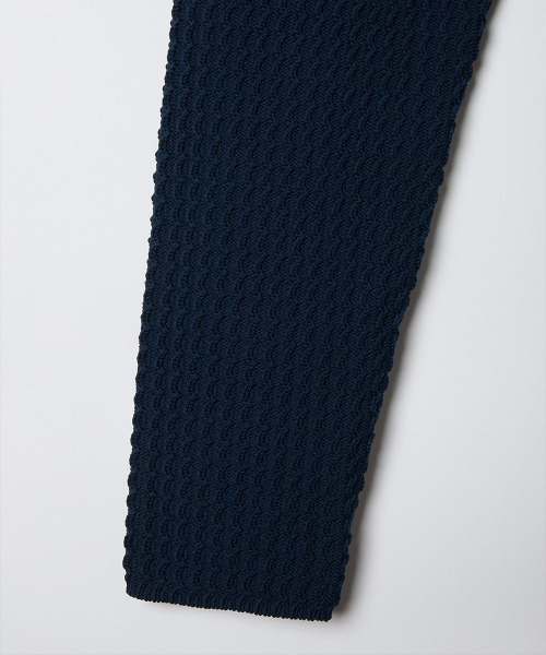 soduk(スドーク)の「【soduk】knit polo top(ポロシャツ・レディース・グレー/ネイビー/ブラック・ONE SIZE)」の8枚目の写真