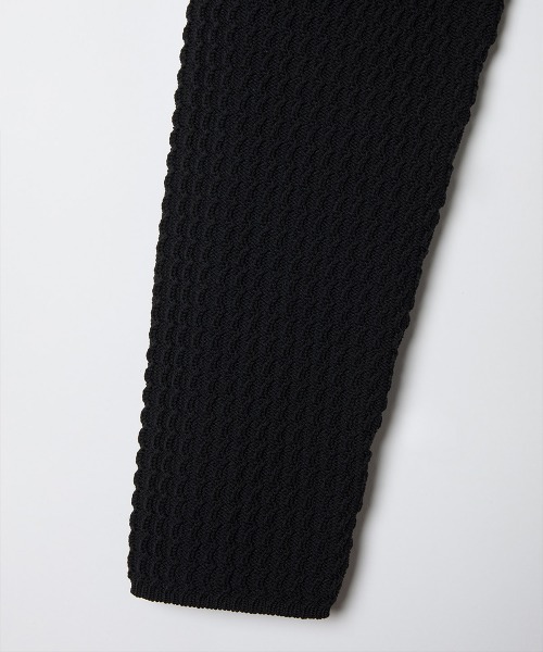 soduk(スドーク)の「【soduk】knit polo top(ポロシャツ・レディース・グレー/ネイビー/ブラック・ONE SIZE)」の15枚目の写真