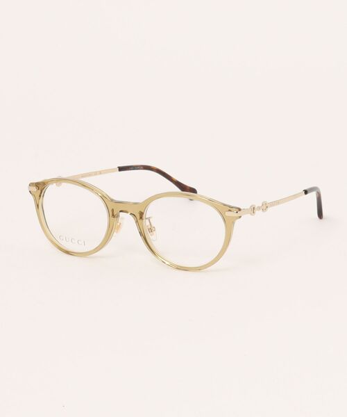 GUCCI(グッチ)の「【GUCCI/グッチ】ラウンド メガネ GG1904OJ 003(メガネ・レディース・イエロー・FREE)」の1枚目の写真