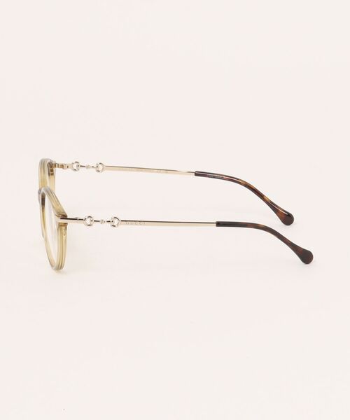 GUCCI(グッチ)の「【GUCCI/グッチ】ラウンド メガネ GG1904OJ 003(メガネ・レディース・イエロー・FREE)」の2枚目の写真