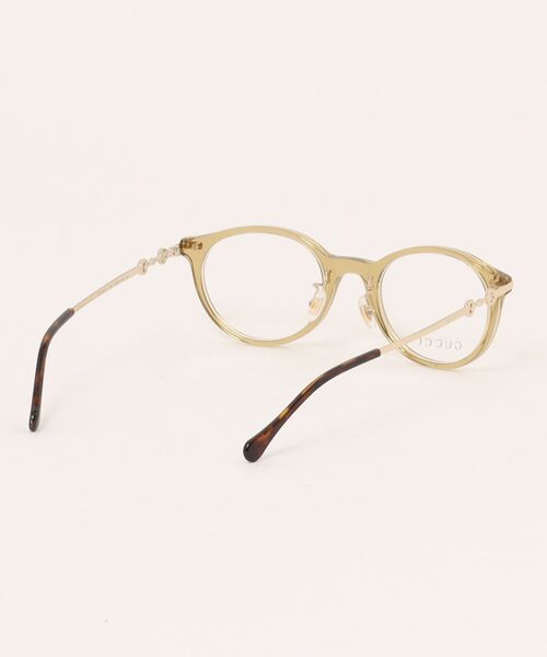 GUCCI(グッチ)の「【GUCCI/グッチ】ラウンド メガネ GG1904OJ 003(メガネ・レディース・イエロー・FREE)」の3枚目の写真