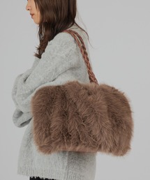 Fluffy 2WAY Faux Fur Tote Bag / ふんわり 2WAY フェイクファートートバッグ