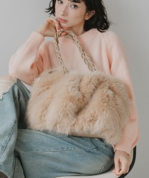 Fluffy 2WAY Faux Fur Tote Bag / ふんわり 2WAY フェイクファートートバッグ
