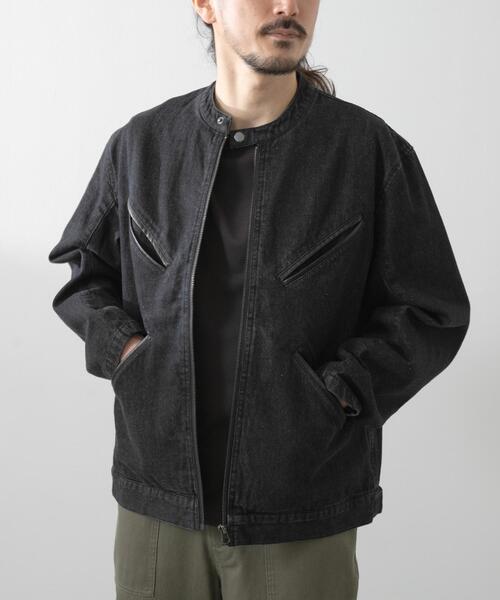 セール】Denim Single Riders Jacket（デニムジャケット）｜ITEMS