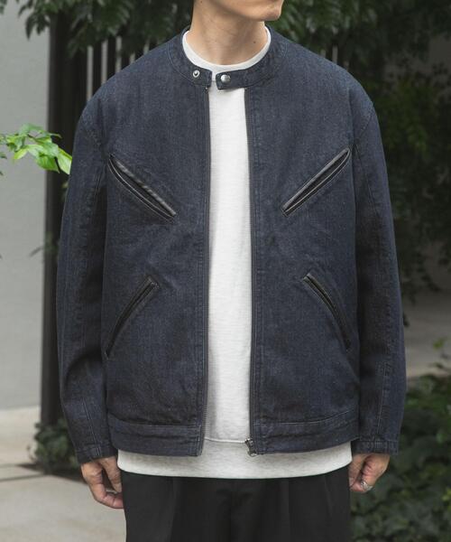 セール】Denim Single Riders Jacket（デニムジャケット）｜ITEMS