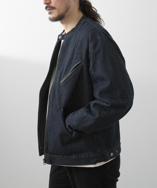 セール】Denim Single Riders Jacket（デニムジャケット）｜ITEMS