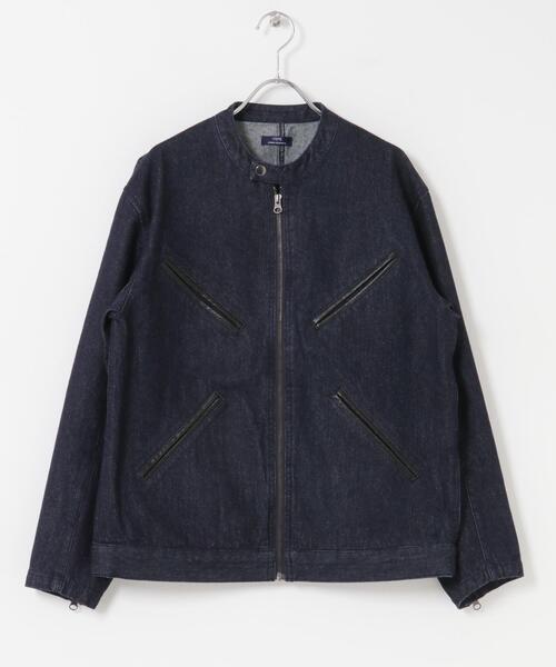 ITEMS URBANRESEARCH（アイテムズ アーバンリサーチ）の「Denim Single Riders Jacket（デニムジャケット・メンズ・ブラック/ワンウォッシュ・LARGE/MEDIUM）」の22枚目の写真