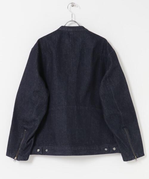 ITEMS URBANRESEARCH(アイテムズ アーバンリサーチ)の「Denim Single Riders Jacket(デニムジャケット・メンズ・ブラック/ワンウォッシュ・LARGE/MEDIUM)」の16枚目の写真