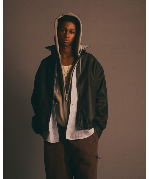 SEDAN ALL-PURPOSE（セダンオールパーパス）の「SEDAN ALL-PURPOSE | Twill Plaid Big BD Shirt MEN（シャツ/ブラウス・メンズ・ライトブルー/ブラウン・M/L/XL）」の16枚目の写真