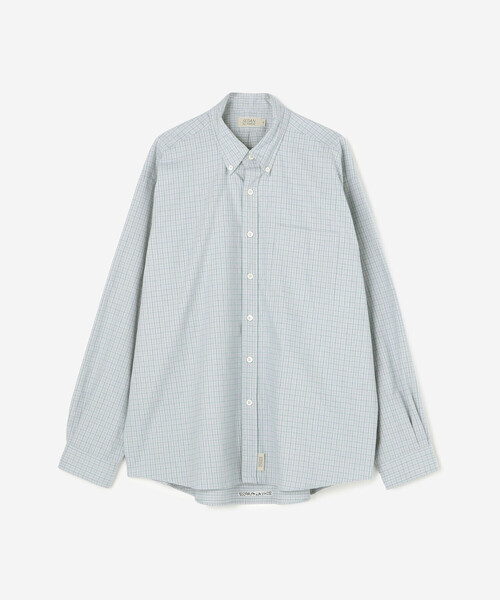 SEDAN ALL-PURPOSE（セダンオールパーパス）の「SEDAN ALL-PURPOSE | Twill Plaid Big BD Shirt MEN（シャツ/ブラウス・メンズ・ライトブルー/ブラウン・M/L/XL）」の18枚目の写真