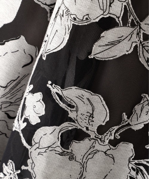 JILL by JILL STUART(ジルバイジルスチュアート)の「◇ベロアリボンオパールフラワースカート(スカート・レディース・ブラック/ブルー/ホワイト・SMALL/MEDIUM)」の10枚目の写真