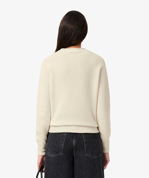 LACOSTE（ラコステ）の「3Dニッティングシームレス ウールニットセーター（ニット/セーター・レディース・ライトピンク/オフホワイト/グレー・40/36/38/34）」の9枚目の写真